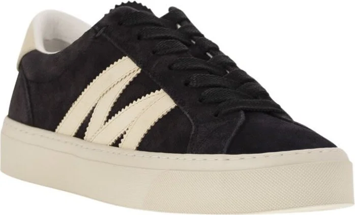 Moncler Monaco2 - Suede And Nubuck Leather Trainers - Image 3