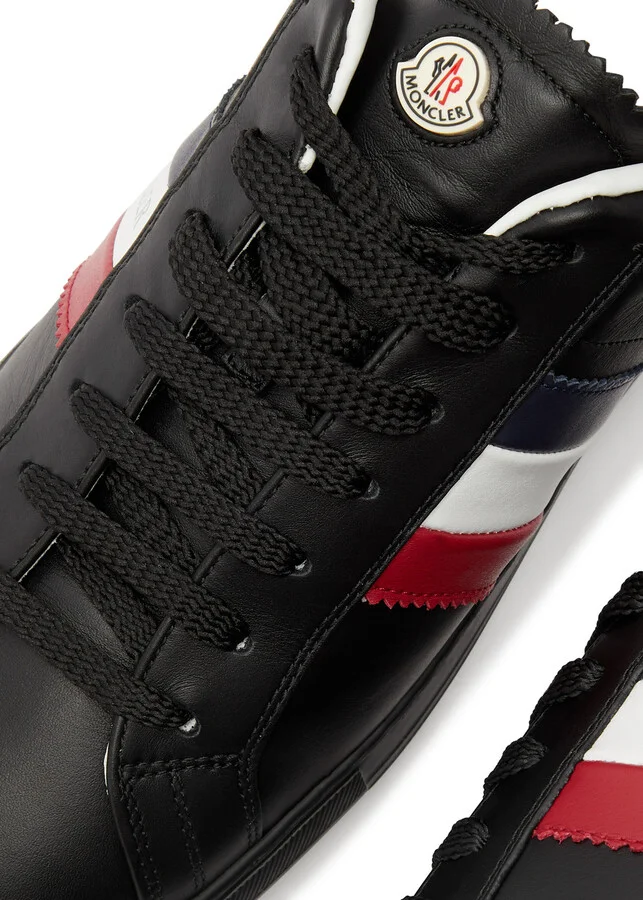 Moncler New Monaco Leather Sneakers - Image 4