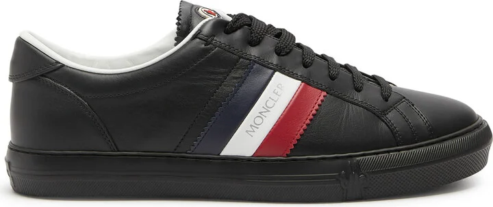 Moncler New Monaco Leather Sneakers