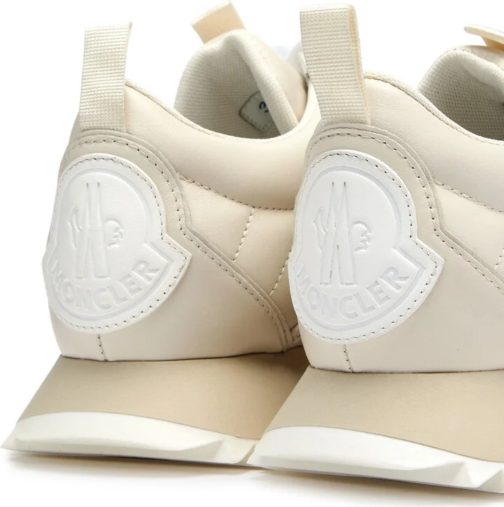 Moncler Pacey Panelled Leather Sneakers - Image 4
