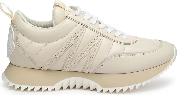 Moncler Pacey Panelled Leather Sneakers