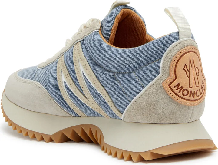 Moncler Pacey Panelled Suede Sneakers - Image 2