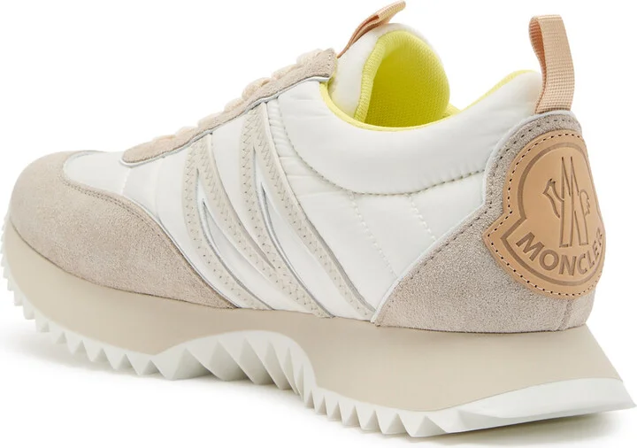 Moncler Pacey Panelled Suede Sneakers - Image 6