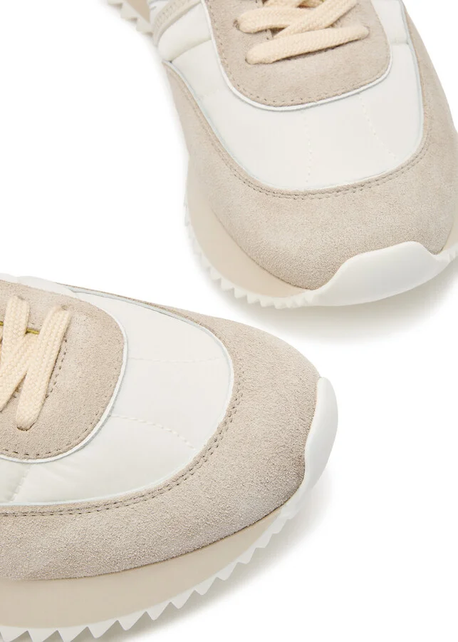 Moncler Pacey Panelled Suede Sneakers - Image 7
