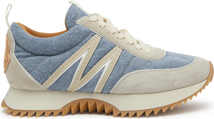 Moncler Pacey Panelled Suede Sneakers