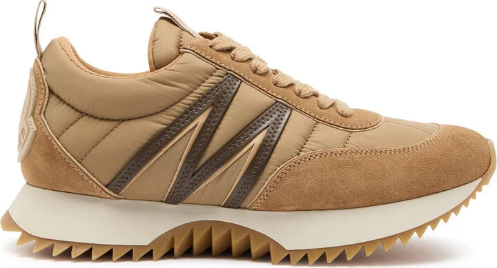 Moncler Pacey Panelled Suede Sneakers