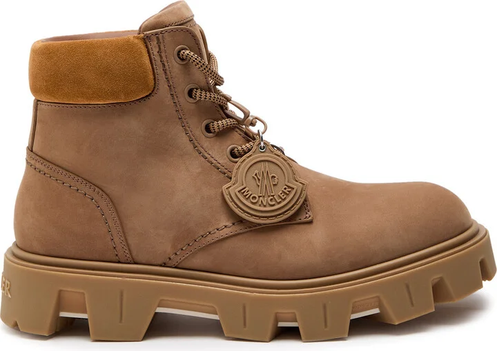 Moncler Peak City Nubuck Hiking Boots