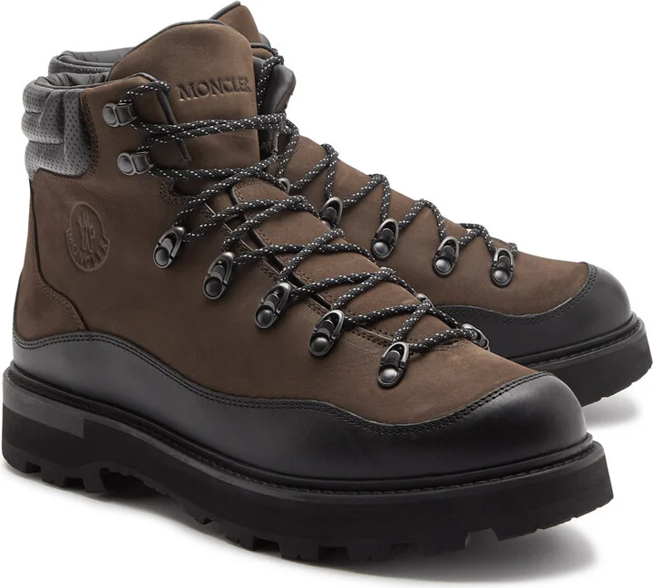 Moncler Peka Trek Panelled Nubuck Hiking Boots - Image 2