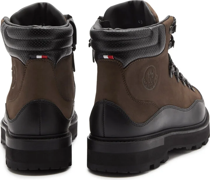 Moncler Peka Trek Panelled Nubuck Hiking Boots - Image 3