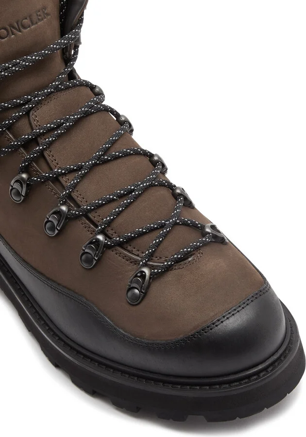 Moncler Peka Trek Panelled Nubuck Hiking Boots - Image 4