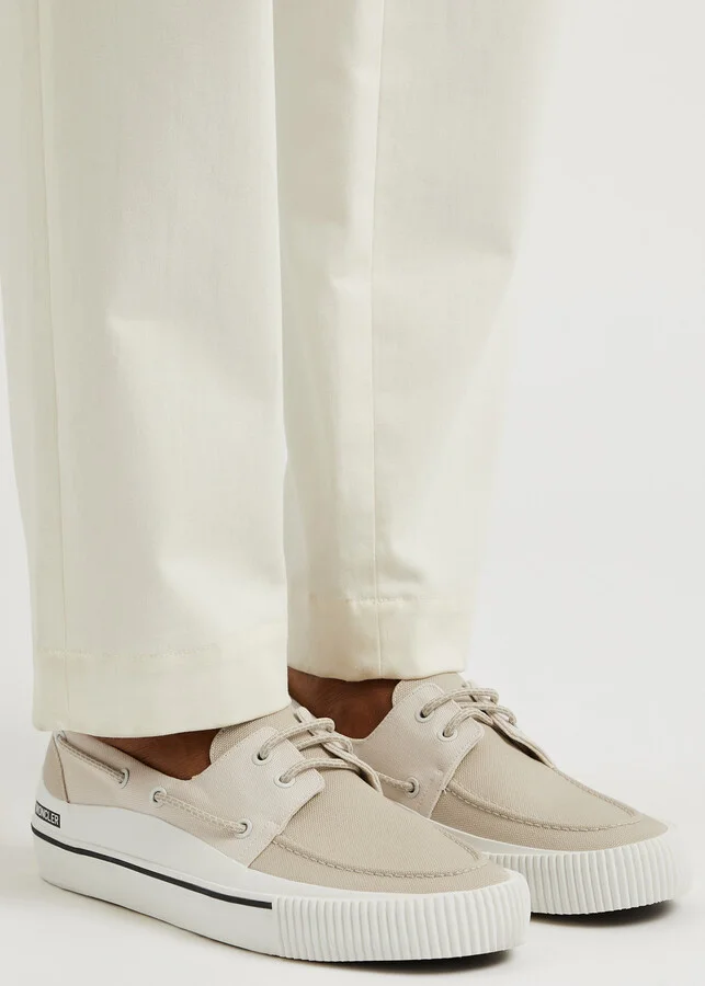 Moncler Pier Canvas Sneakers - Image 5
