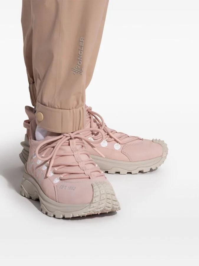 Moncler Pink Sneakers - Image 5