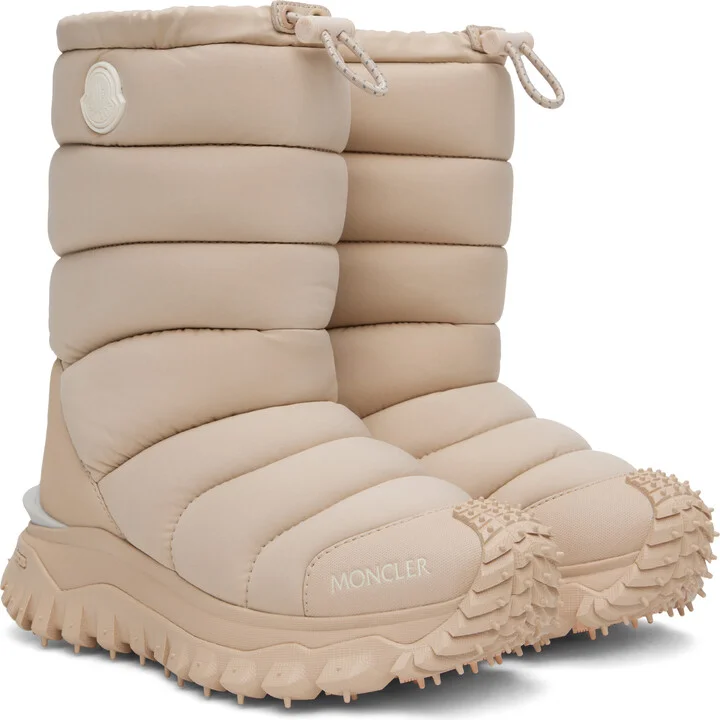Moncler Pink Trailgrip Après High Boots - Image 4