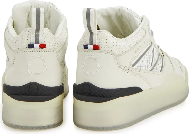 Moncler Pivot Panelled Nubuck Hi-top Sneakers - Image 2