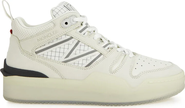 Moncler Pivot Panelled Nubuck Hi-top Sneakers