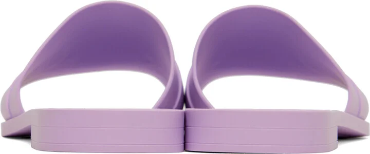 Moncler Purple Rubber Sandals - Image 2