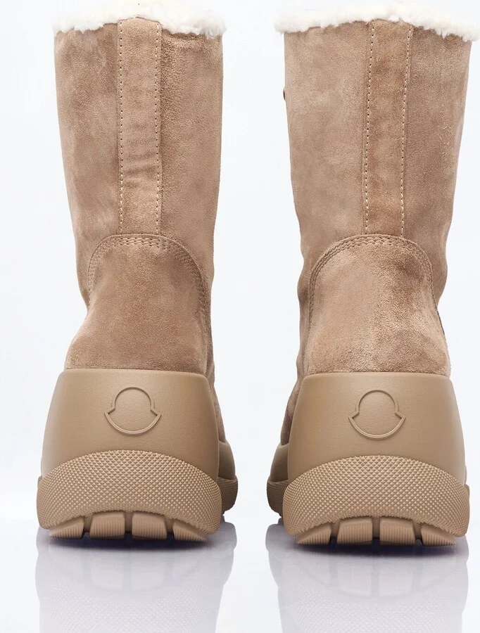 Moncler Resile Trek Ankle Boots - Woman Boots Beige Eu - 40 - Image 5