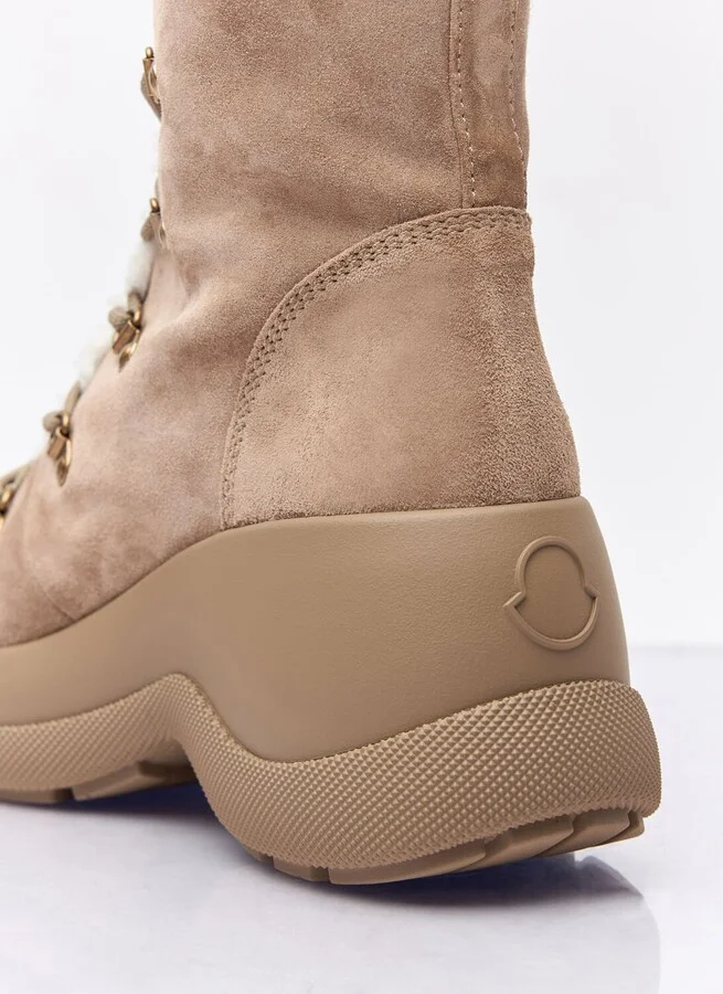 Moncler Resile Trek Ankle Boots - Woman Boots Beige Eu - 40 - Image 6
