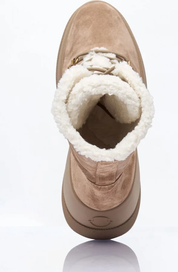 Moncler Resile Trek Ankle Boots - Woman Boots Beige Eu - 40 - Image 7