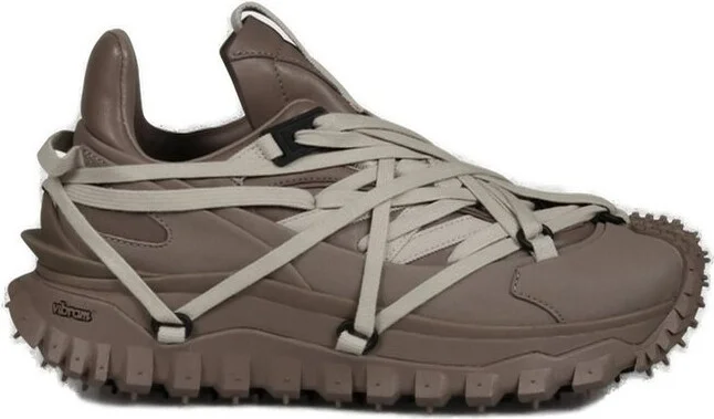 Moncler + Rick Owens Trailgrip Panelled Sneakers