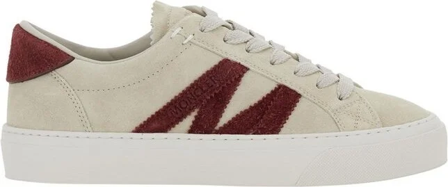 Moncler Round Toe Lace-Up Sneakers