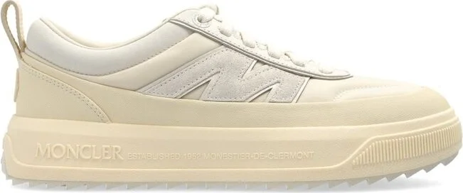 Moncler Round-Toe Lace-Up Sneakers