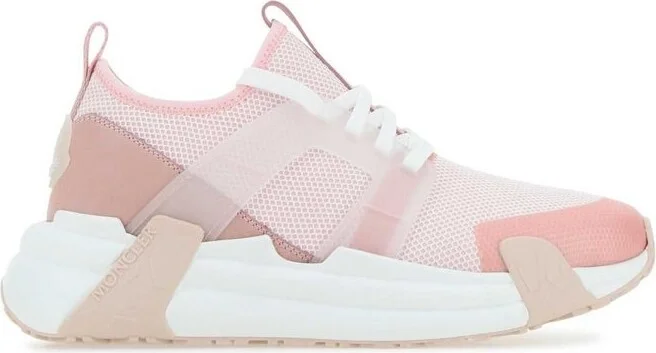 Moncler Round Toe Lace-Up Sneakers