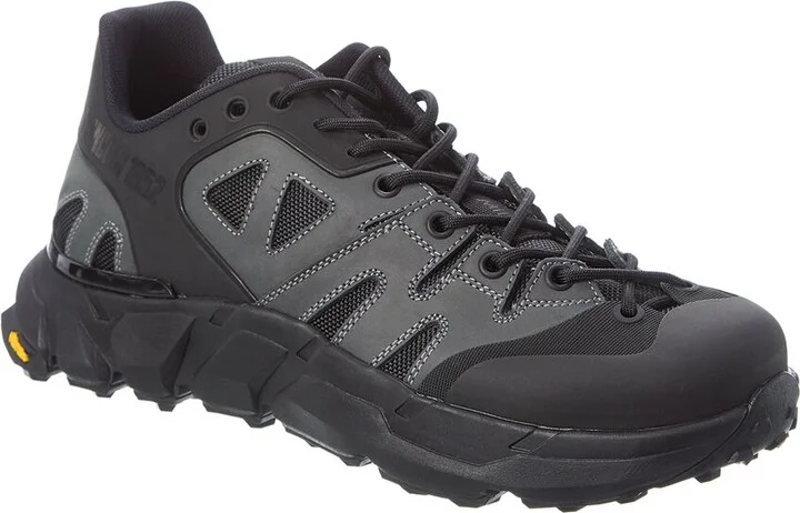 Moncler Silencio Leather-Trim Sneaker