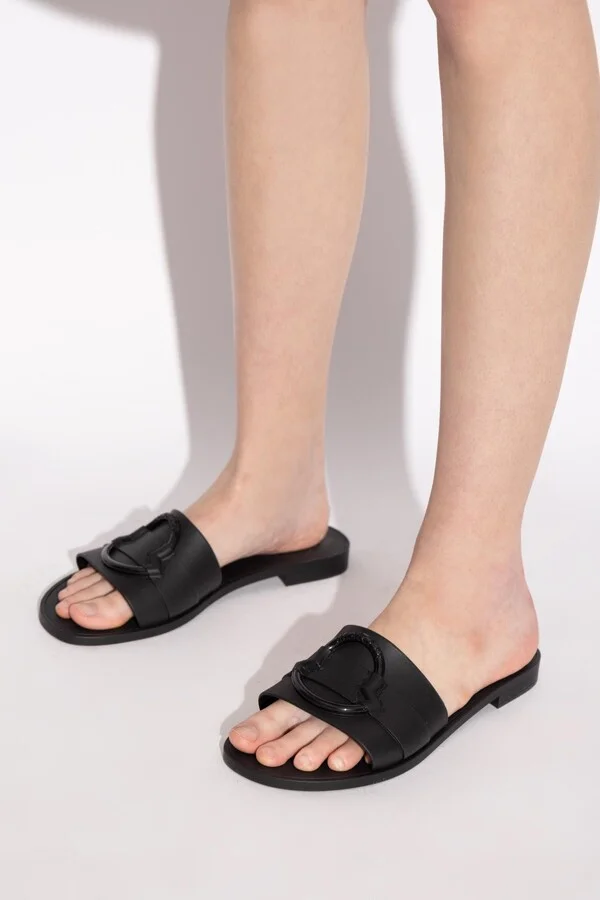 Moncler Slides With Logo - Image 2