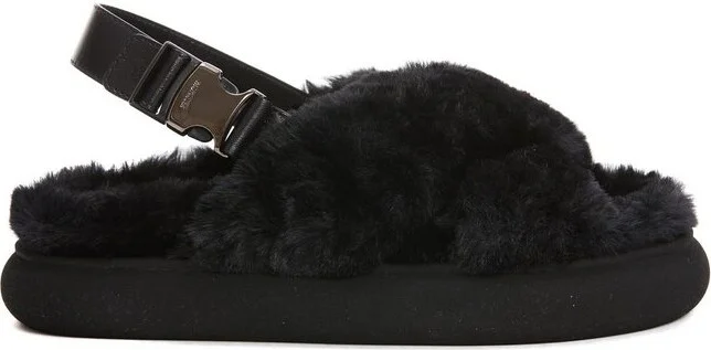 Moncler Slingback Open-Toe Sandals