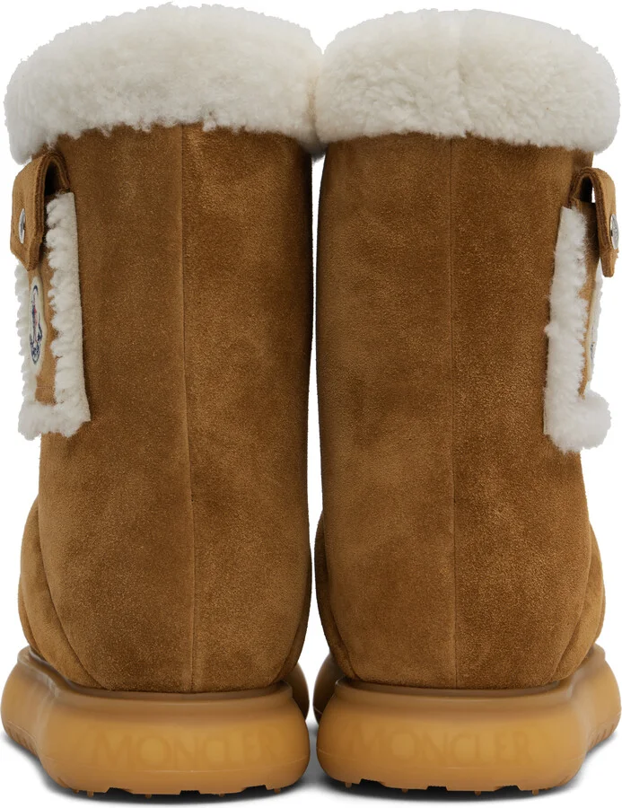 Moncler Tan Gaia Pocket Mid Snow Boots - Image 2