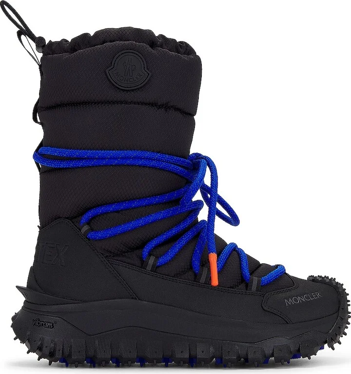 Moncler Trailgrip Apres High Snow Boots in Black