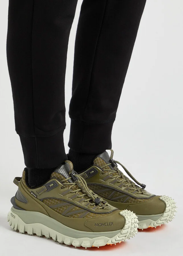 Moncler Trailgrip Gtx Panelled Canvas Sneakers - Image 5