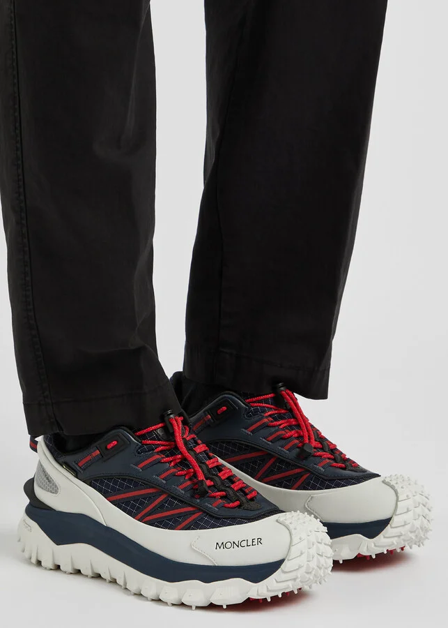 Moncler Trailgrip Gtx Panelled Canvas Sneakers - Image 9