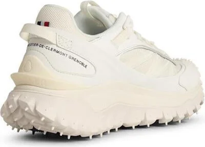 Moncler 'Trailgrip Gtx' White Leather Blend Sneakers - Image 3