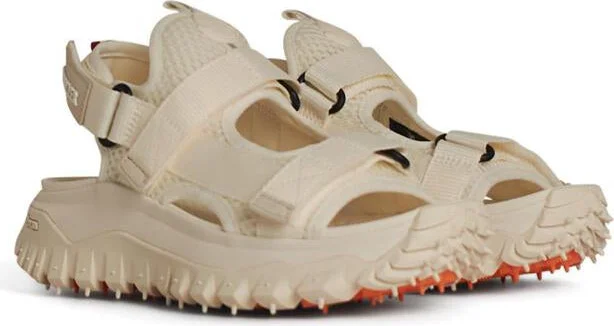 Moncler 'Trailgrip' Ivory Mesh Sandals - Image 2