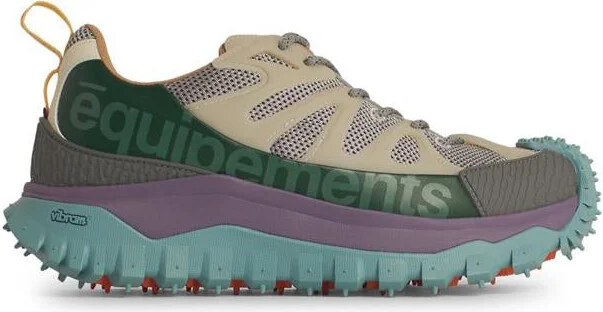 Moncler 'Trailgrip' Multicolor Leather Blend Sneakers