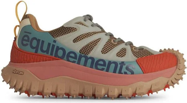 Moncler 'Trailgrip' Multicolor Leather Blend Sneakers