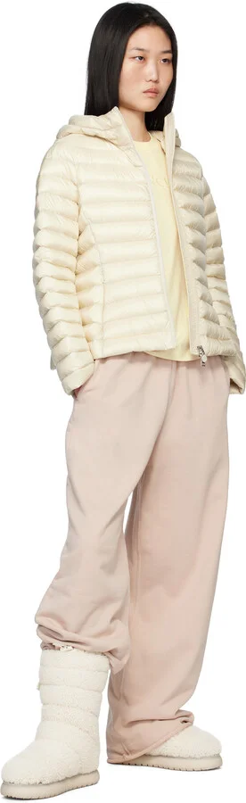 Moncler White Gaia Pocket Mid Shearling Boots - Image 5