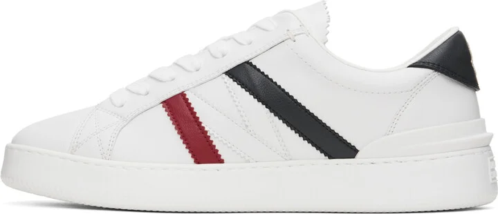 Moncler White Monaco M Sneakers - Image 3