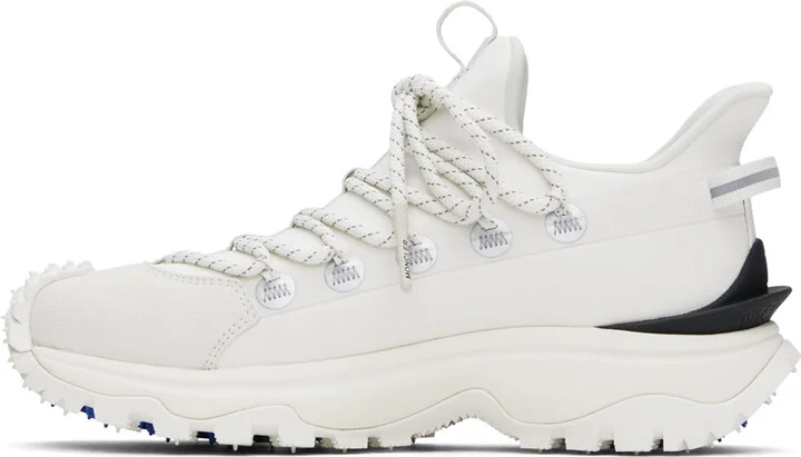 Moncler White Trailgrip Lite 2 Sneakers - Image 3