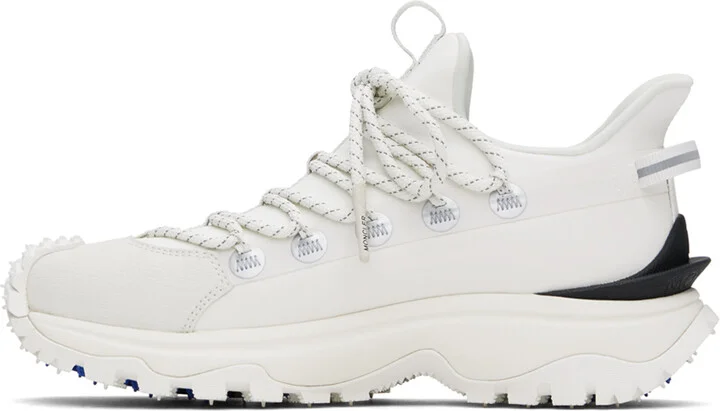 Moncler White Trailgrip Lite 2 Sneakers - Image 3