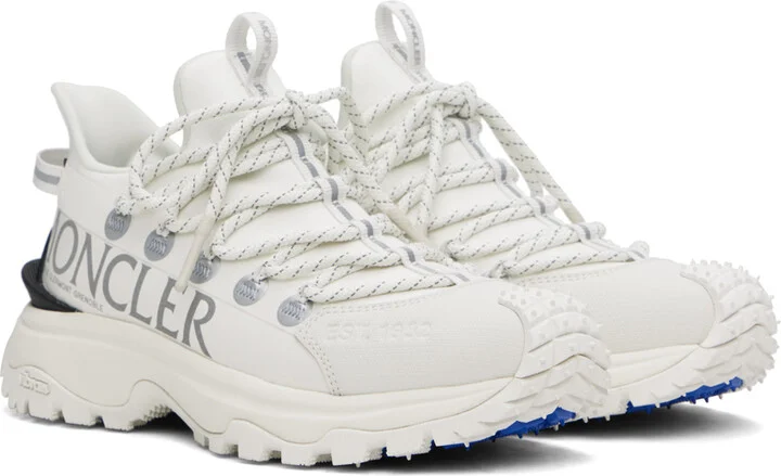 Moncler White Trailgrip Lite 2 Sneakers - Image 4