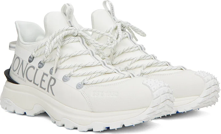 Moncler White Trailgrip Lite2 Sneakers - Image 4