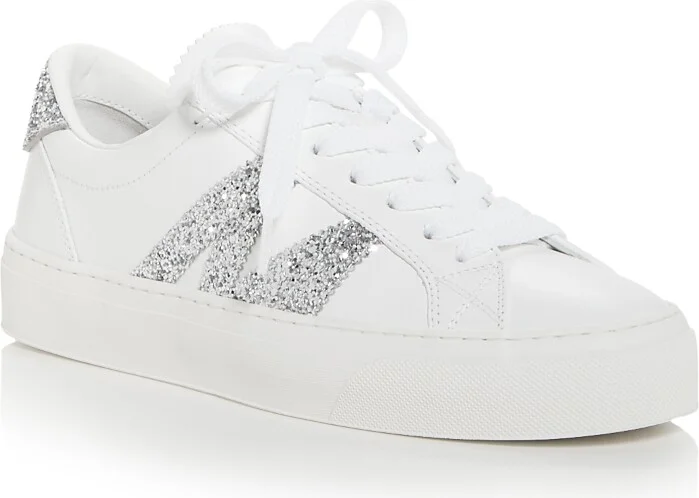 Moncler Women's Monaco Embellished Low Top Sneakers