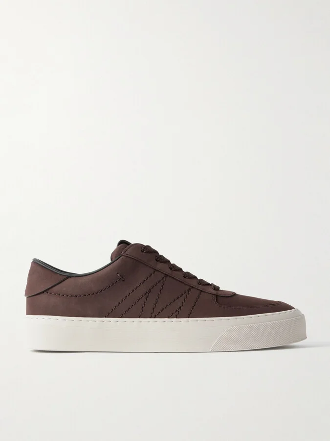 Monclub Embroidered Nubuck Sneakers