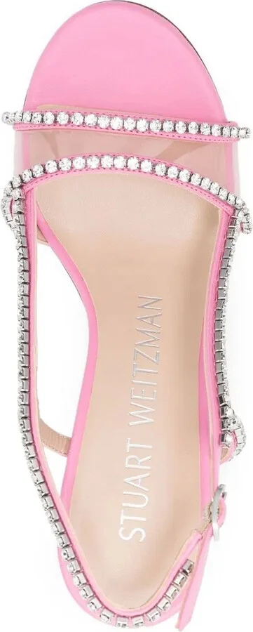 Mondrian Glam crystal-embellished 100mm sandals - Image 4