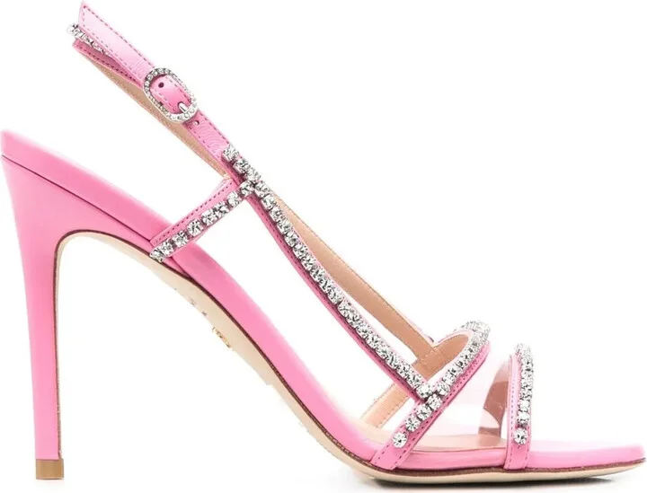Mondrian Glam crystal-embellished 100mm sandals