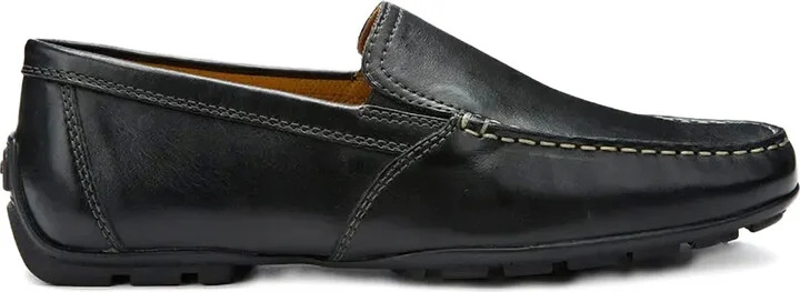 Moner B leather slip-on loafers
