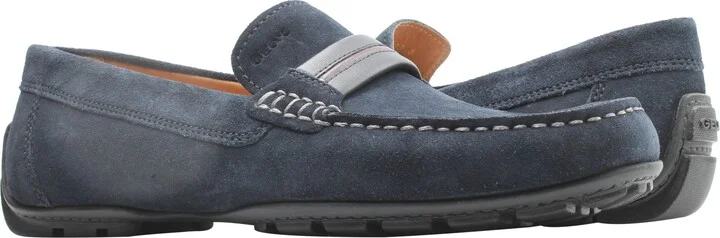 Moner Mocassin Loafer Navy Suede Men's Shoes U0244A-00022-C4002